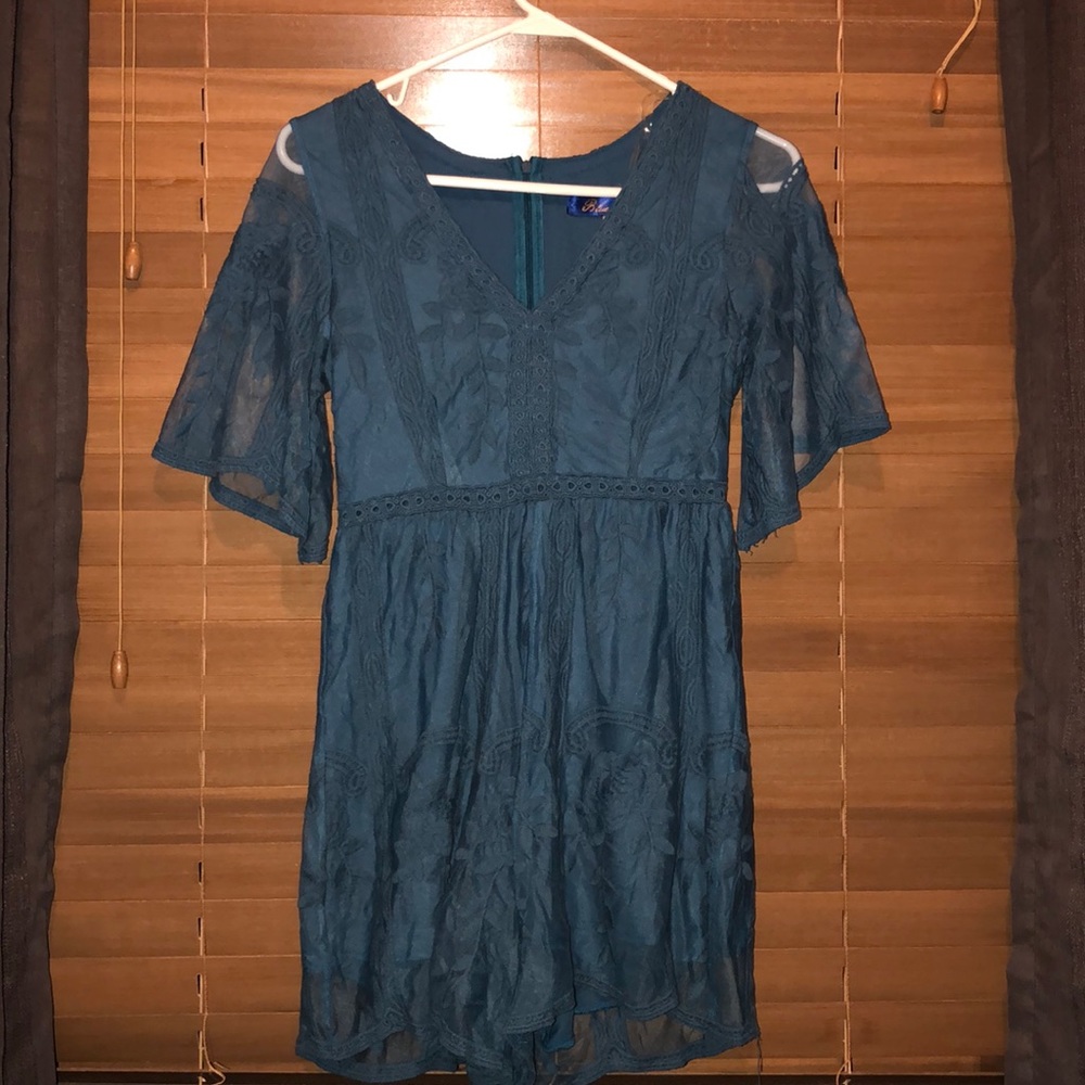 Francesca’s Lace Romper